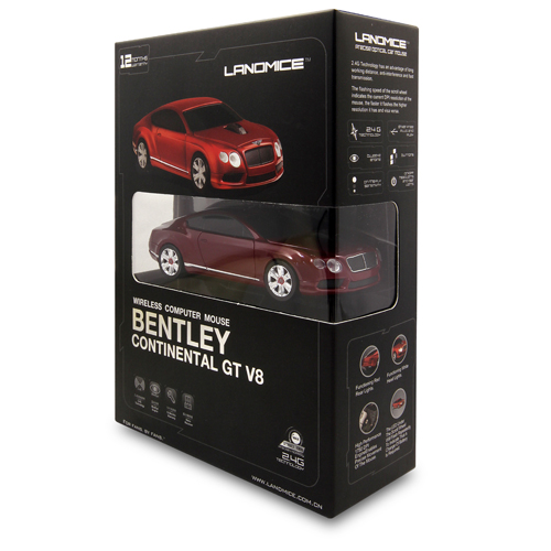 LANDMICE Bentley Continental GT V8 RED