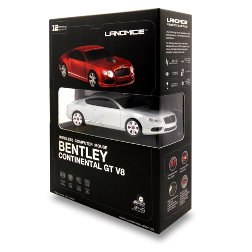 LANDMICE Bentley Continental GT V8 WHITE
